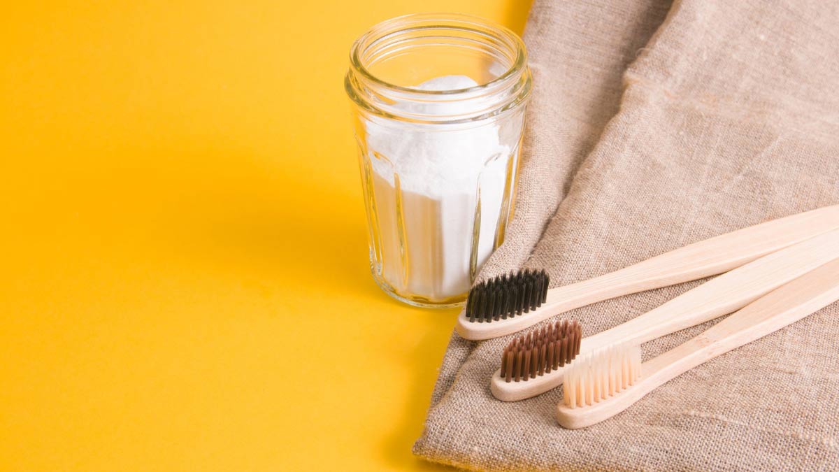 Salt homemade teeth powder