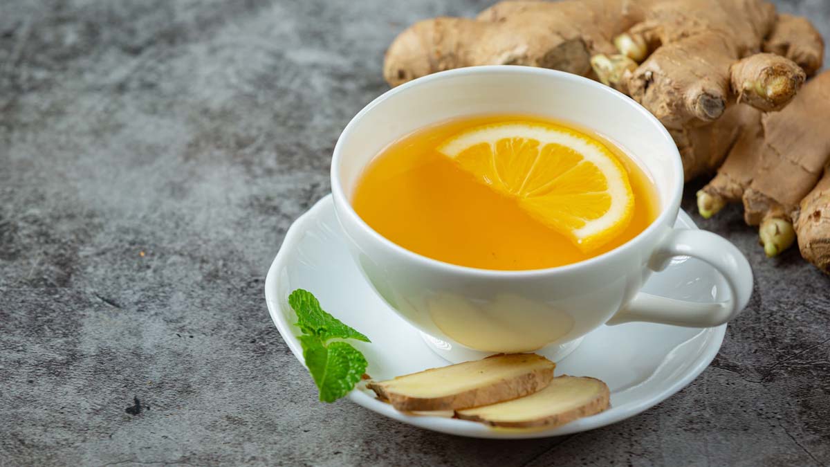headache relief ginger tea