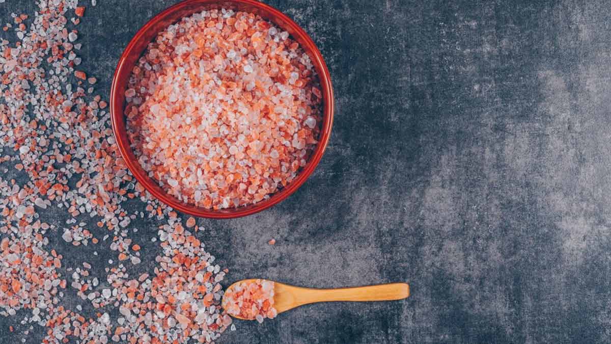 how to check purity of rock salt inside