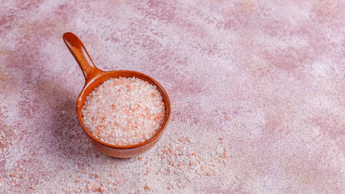 how to check purity of rock salt inside