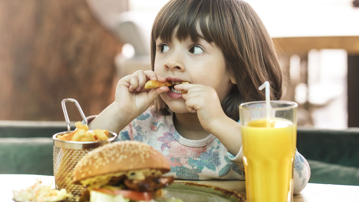 no junk food for kids