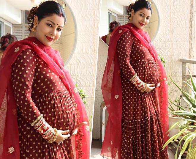 debina bonnerjee godh bharai saadh event