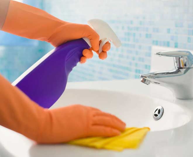 disinfect wash basin