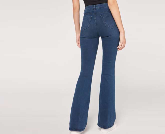 high waisted flare jeans