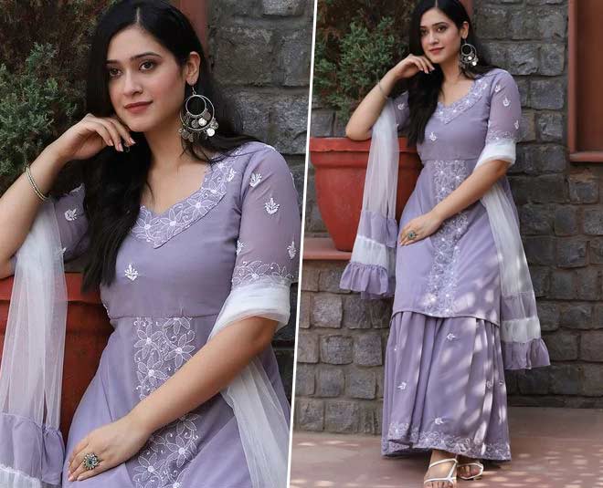 lavender sharara