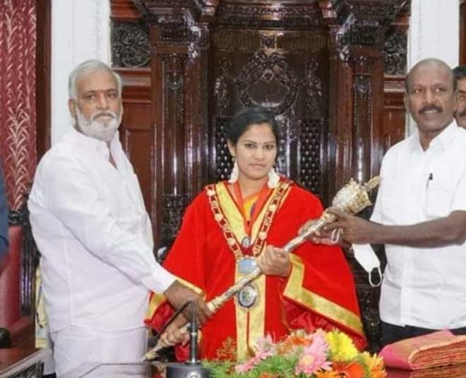priya rajan youngest and first dalit woman mayor of chennai inside