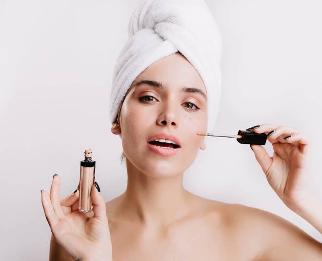 using concealer for glowing skin