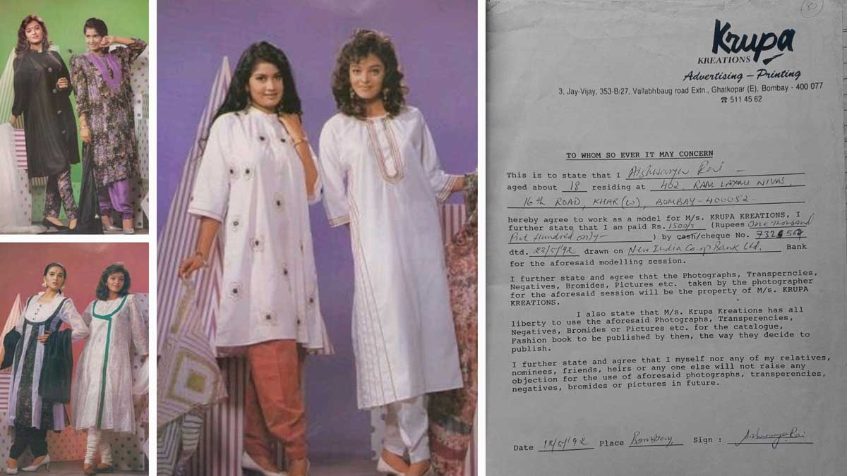 Aishwarya Rai Bachchan Modelling Viral Bill