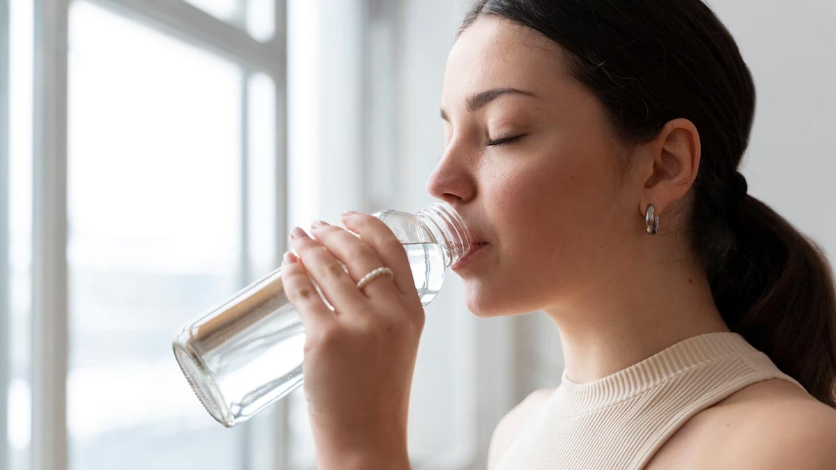 drinking water healthy habit