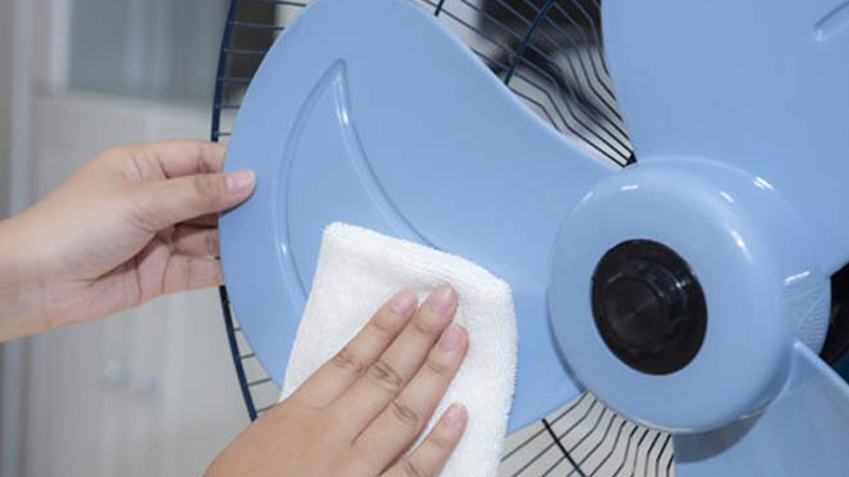 exhaust fan blade cleaning
