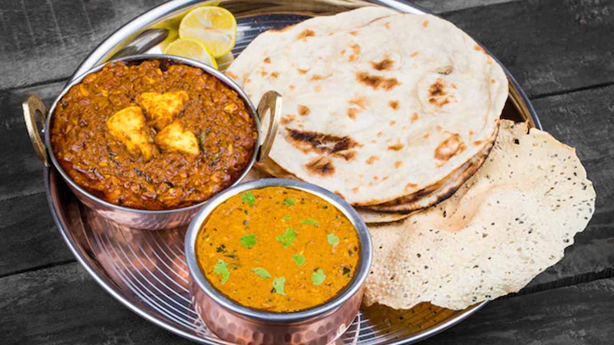 how many roti in thali