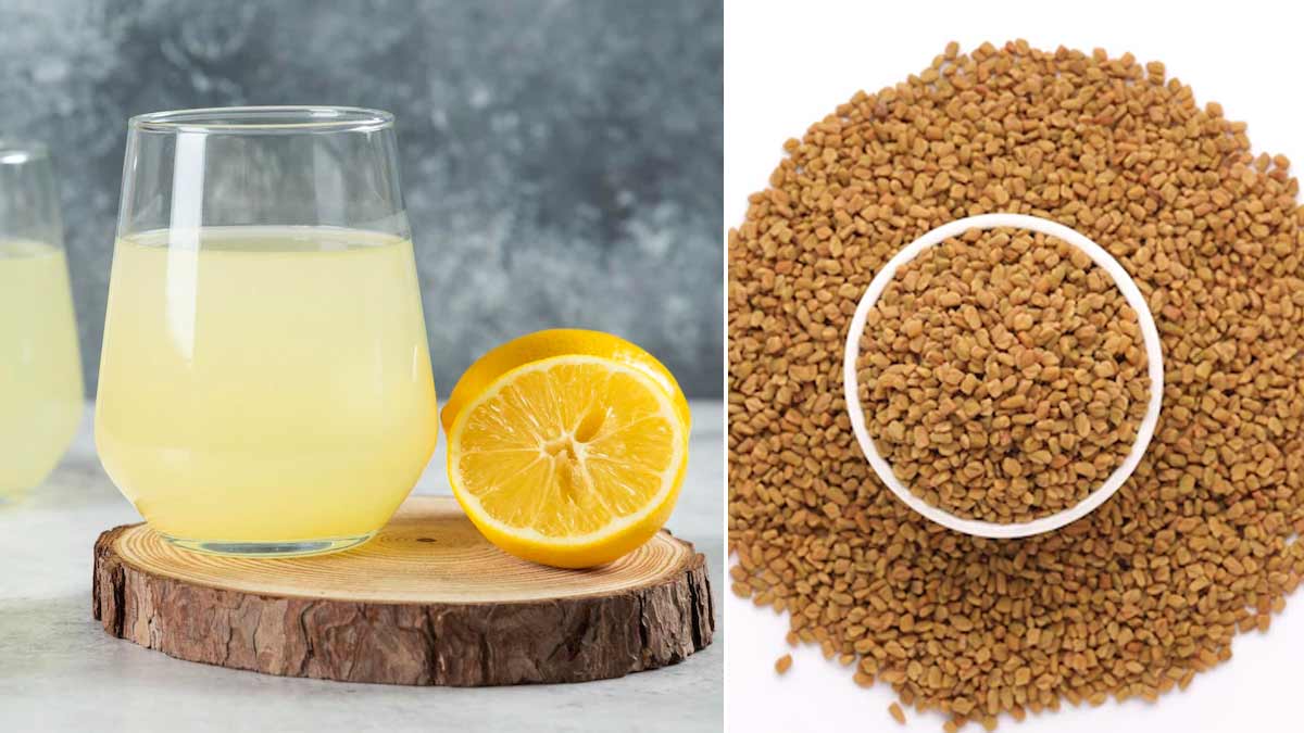 Fenugreek And Lemon Juice Hair Pack