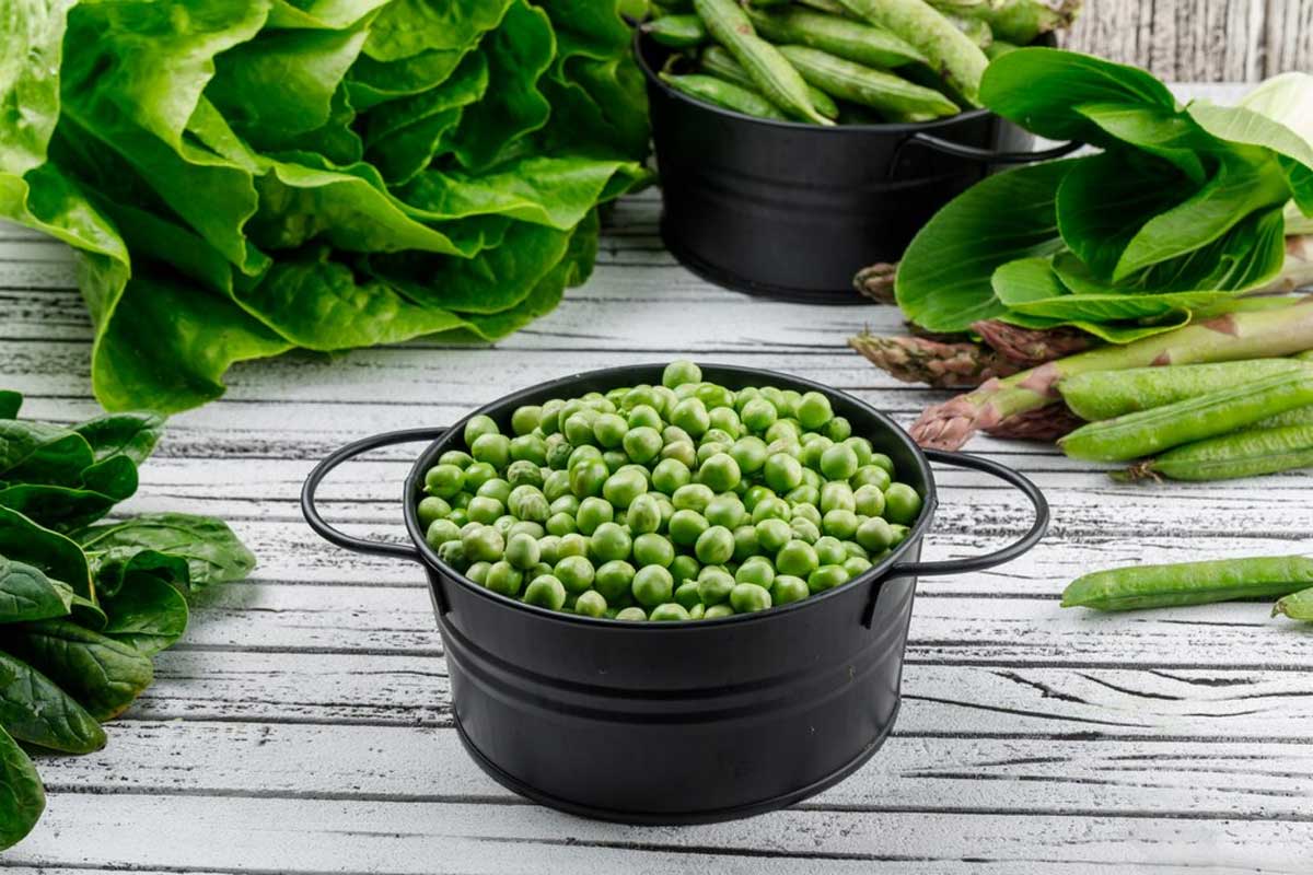 How to store green peas in winter