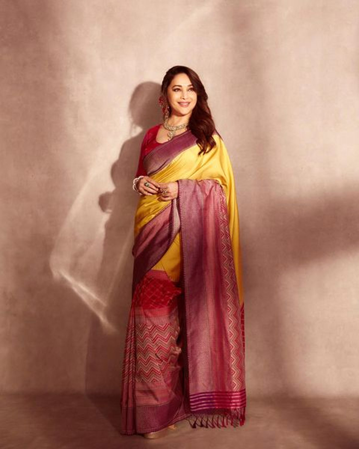 MADHURI DIKSHIT IN SILK SAREE