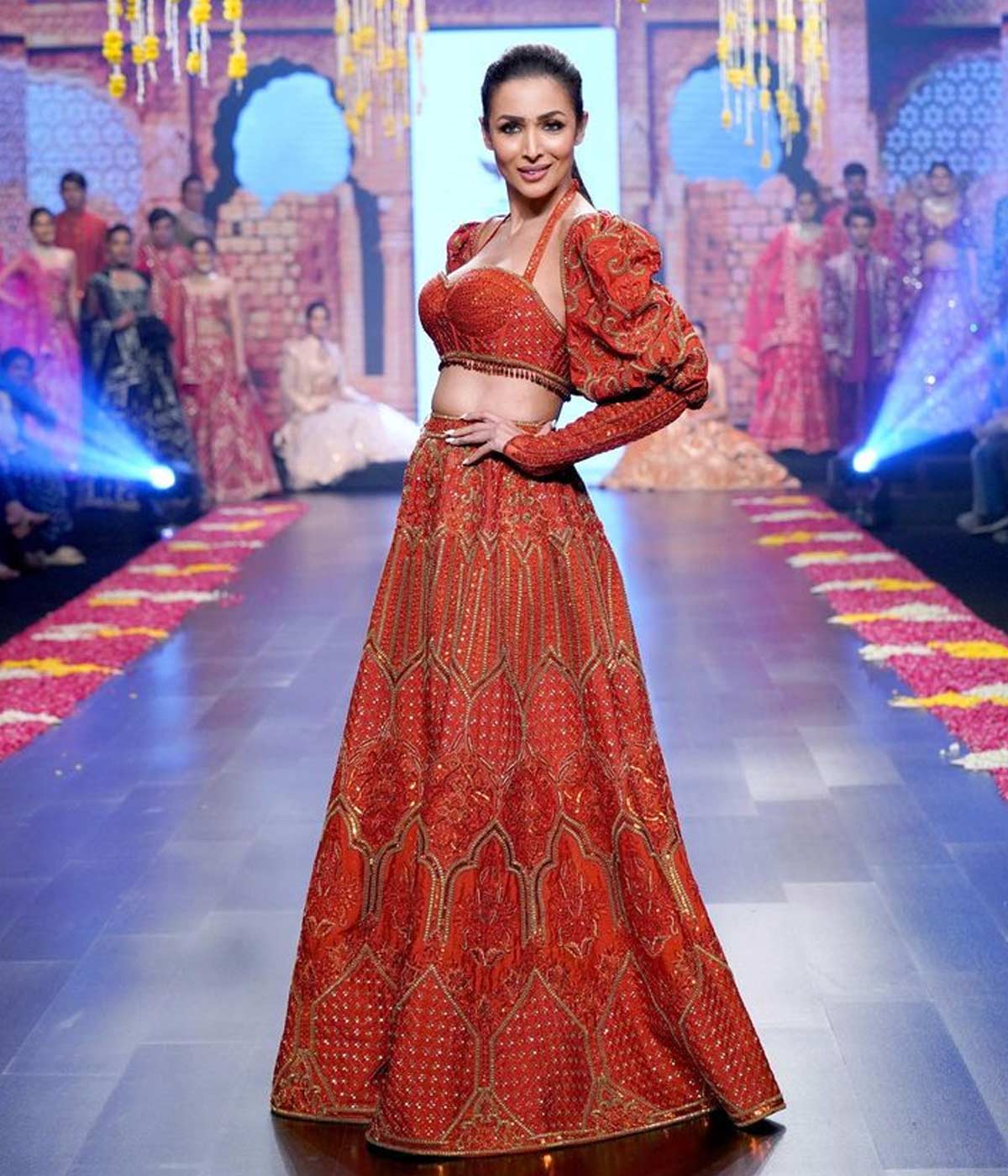 Orange Lehenga