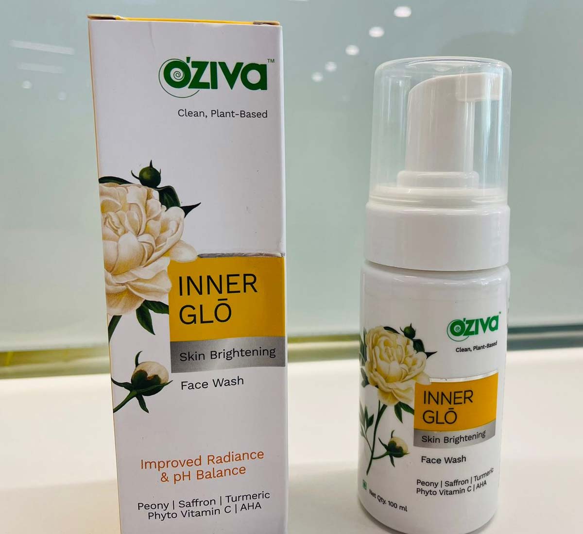 inner glow skin brightening face wash