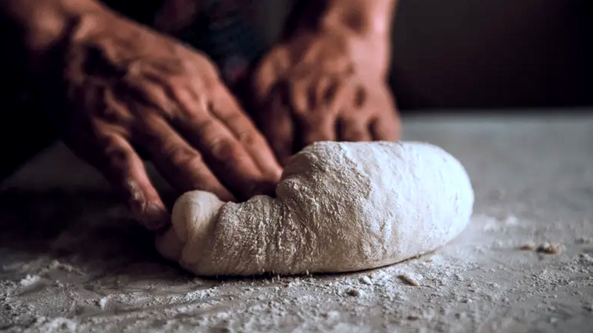 kneading dough