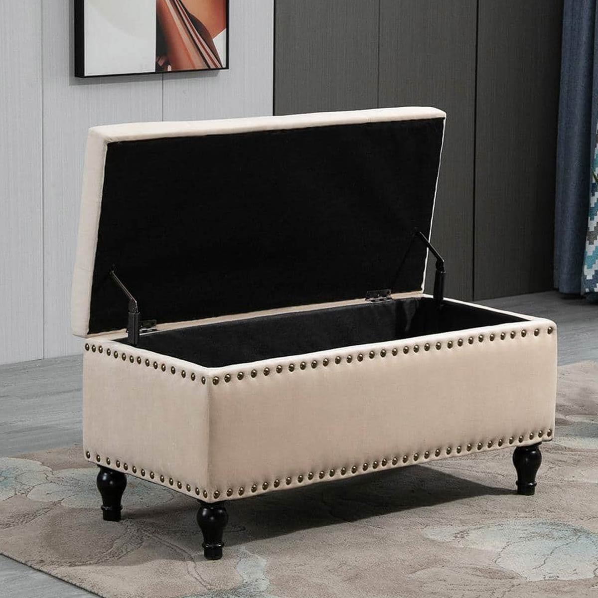 make storage box from old chair