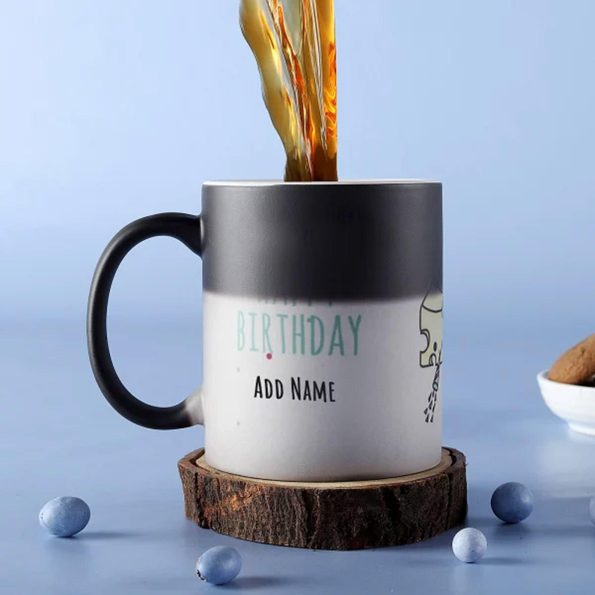 use mug as tooth brush stand