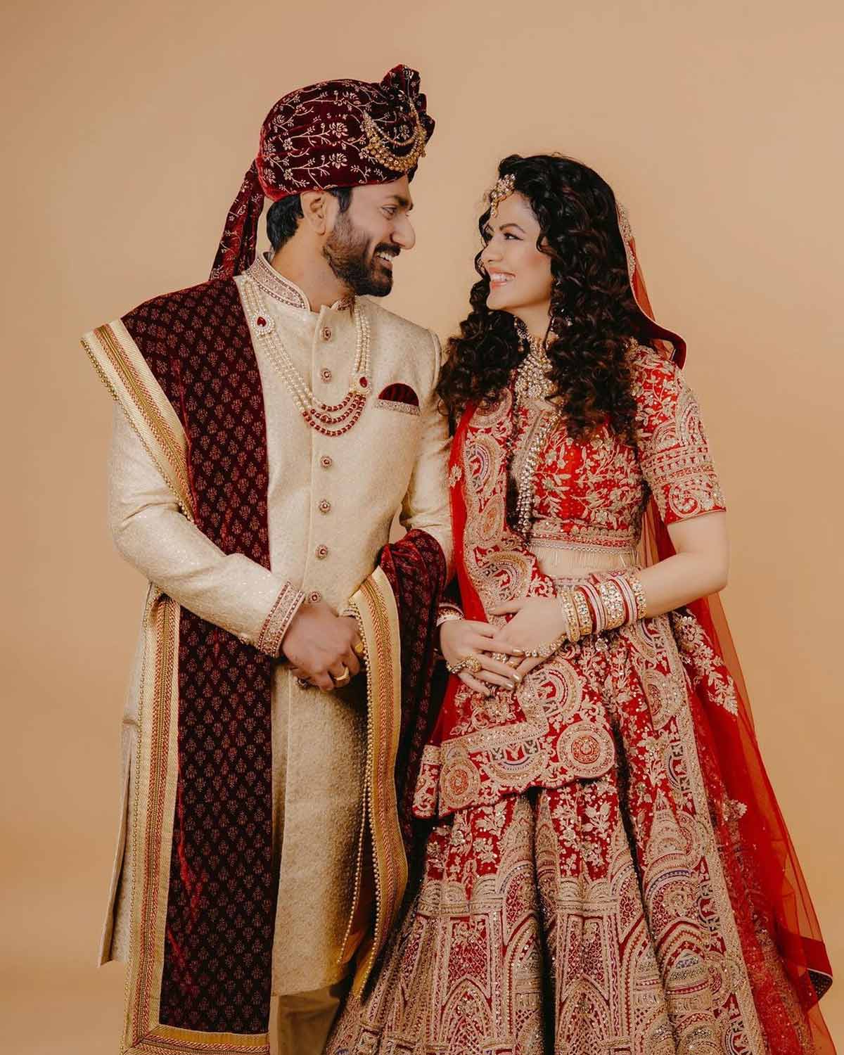 wedding couple mithoon and palak
