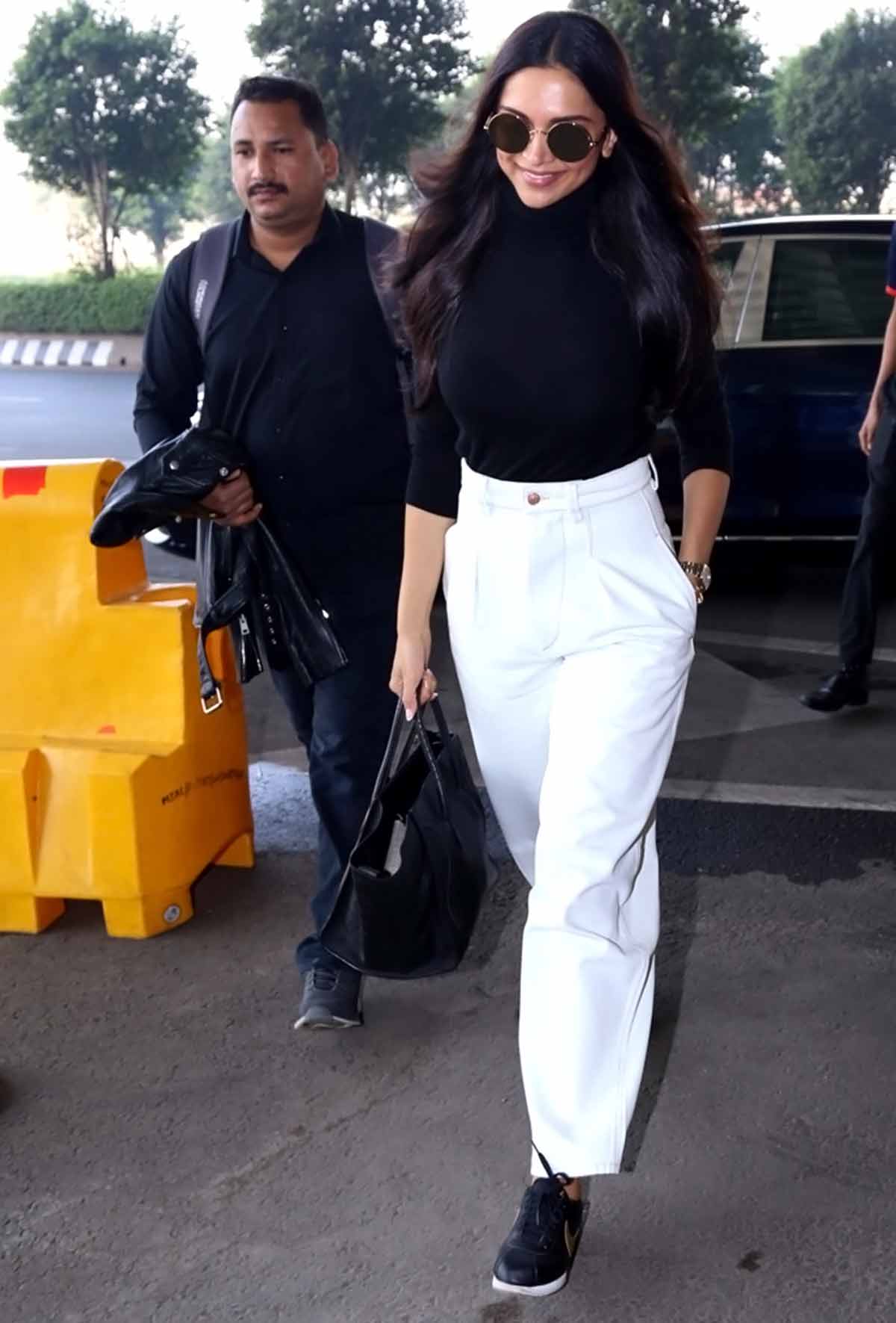 white and black combo