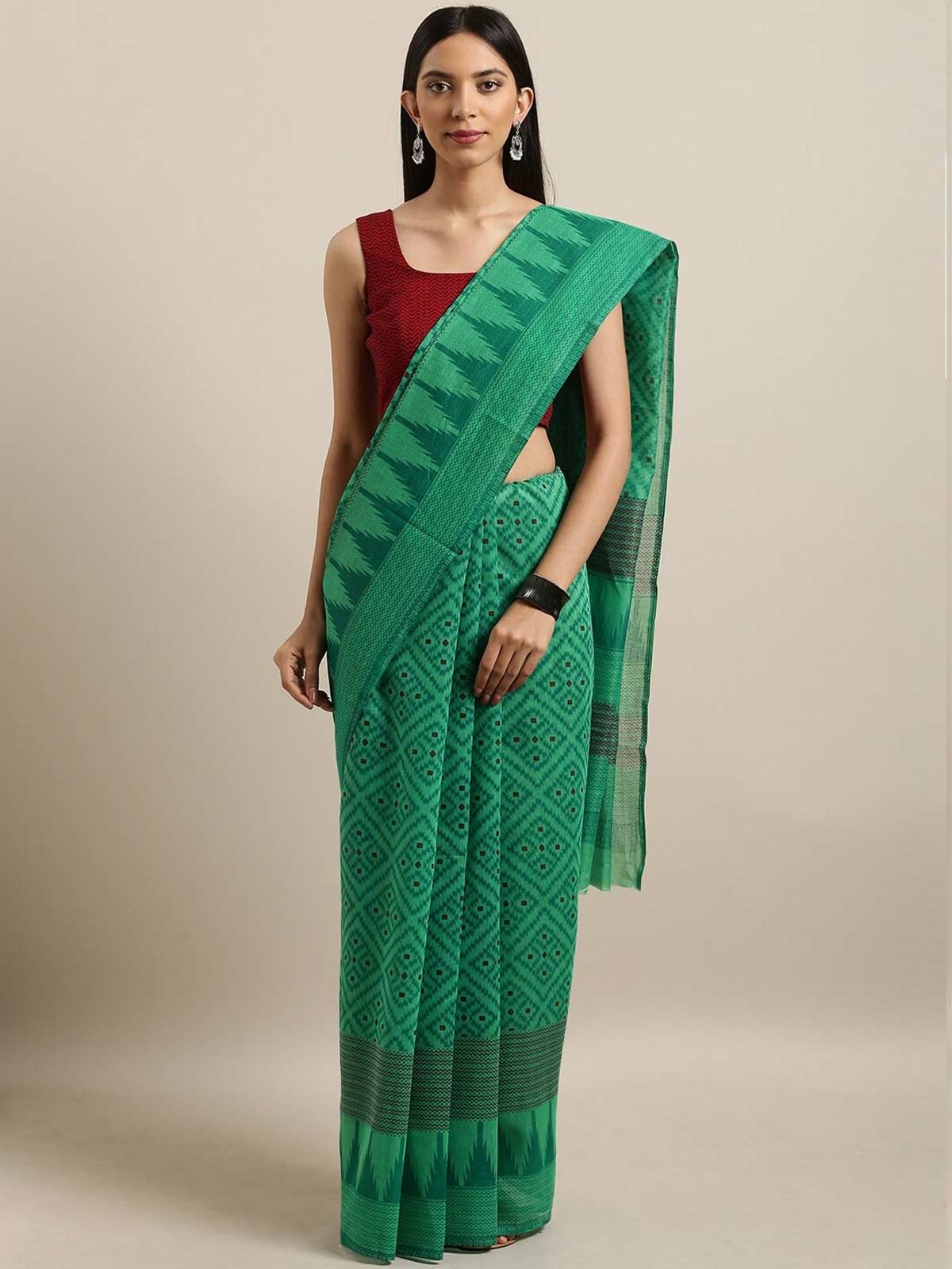 Green Saree