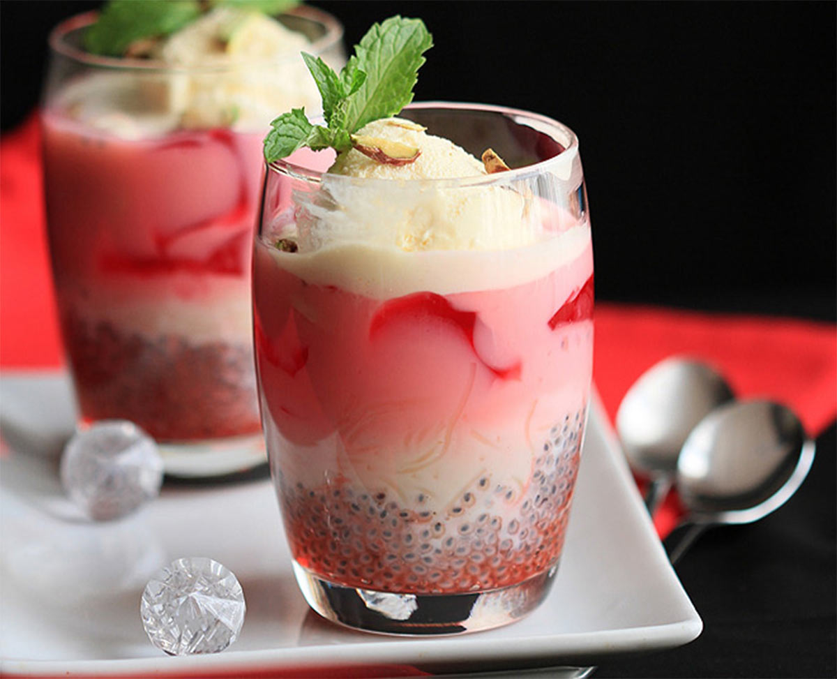 How to make curd rooh afza