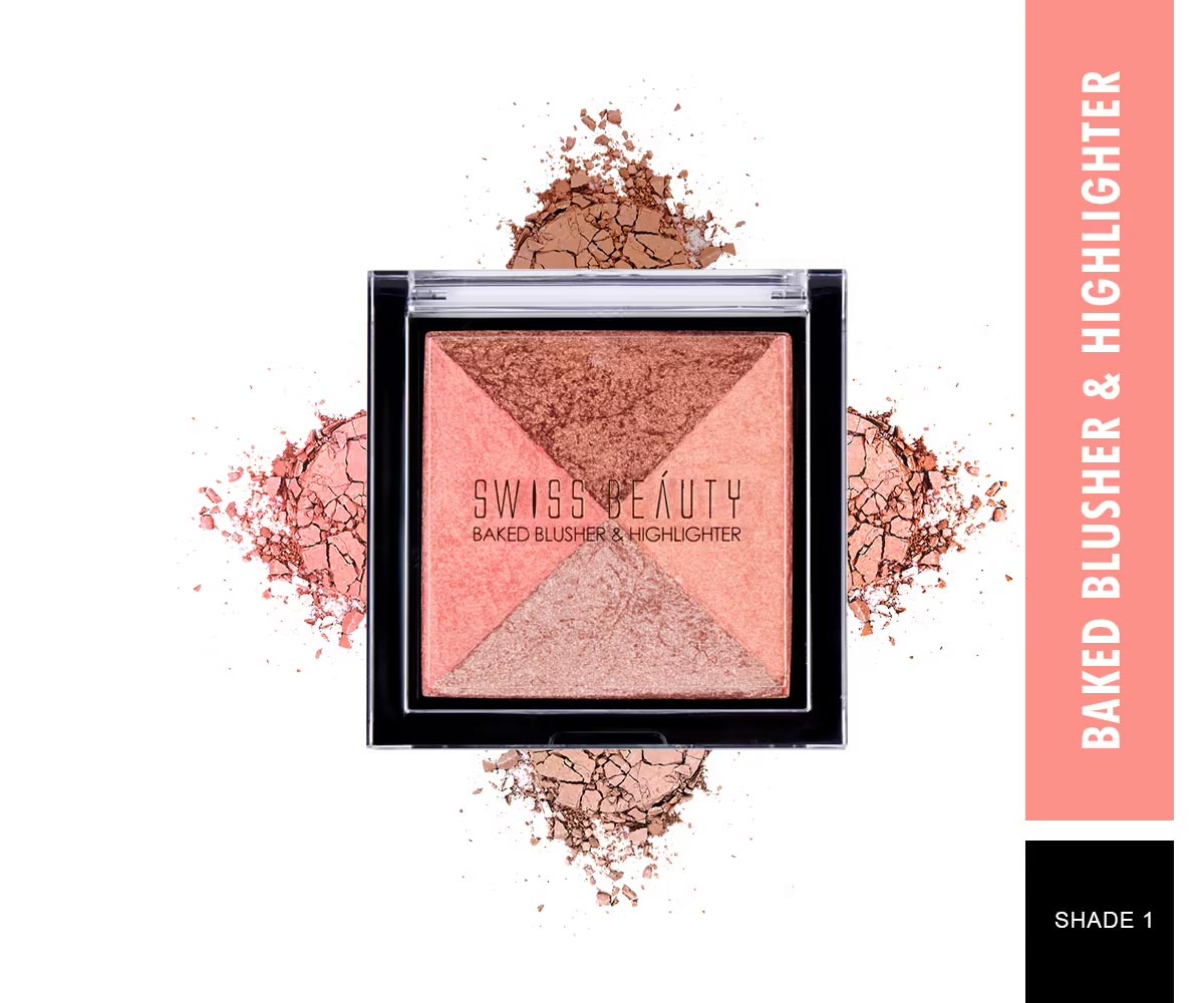 Swiss Beauty Baked Blusher & Highlighter