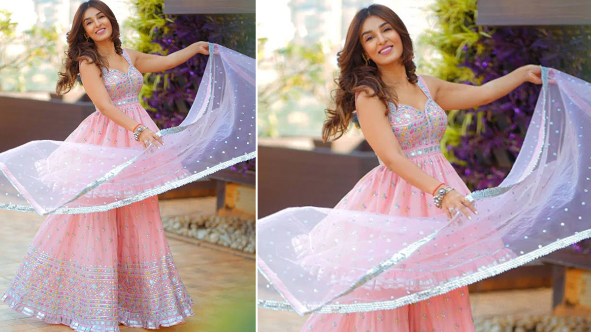 Tunic Kurti With Sharara Set