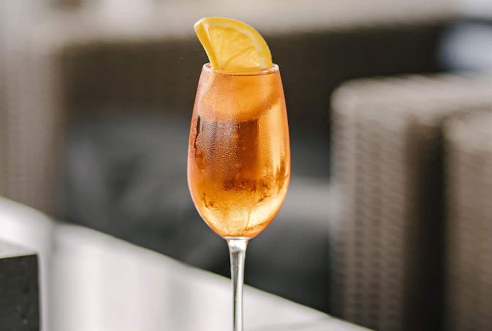 Winter mocktails from orange