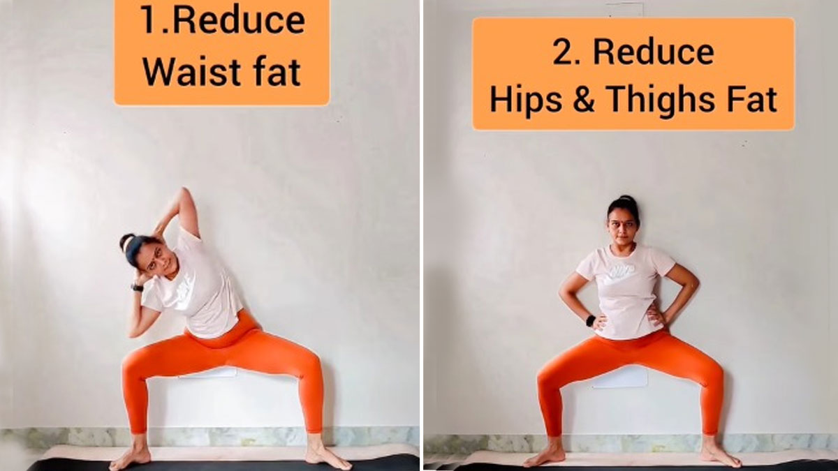 exercise for waist fat at home
