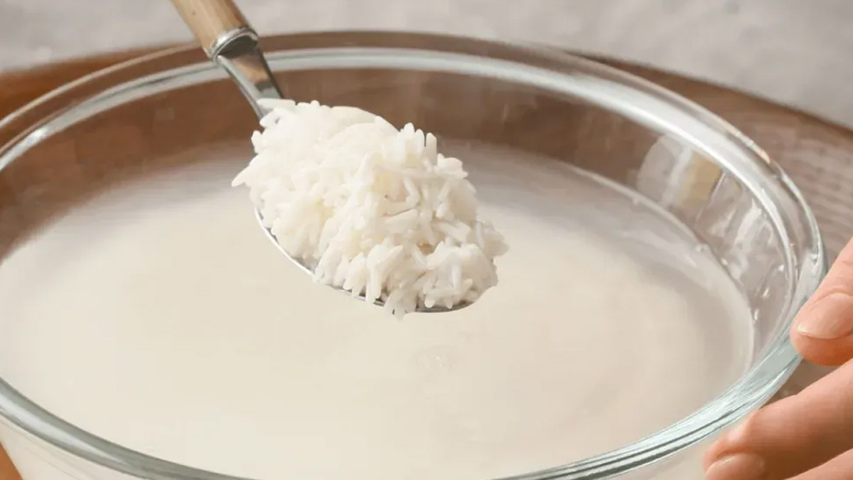 how to make rice water at home