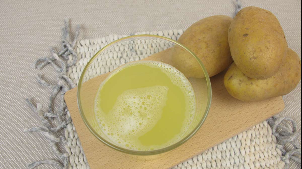 how to use potato for black underarms