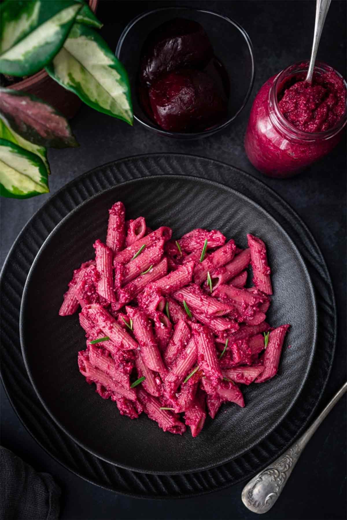 pink pasta