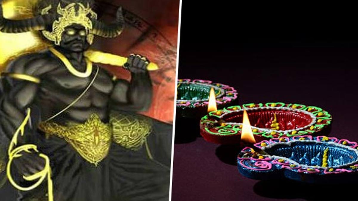 reason why choti diwlai knoiwn as narak chaturdashi