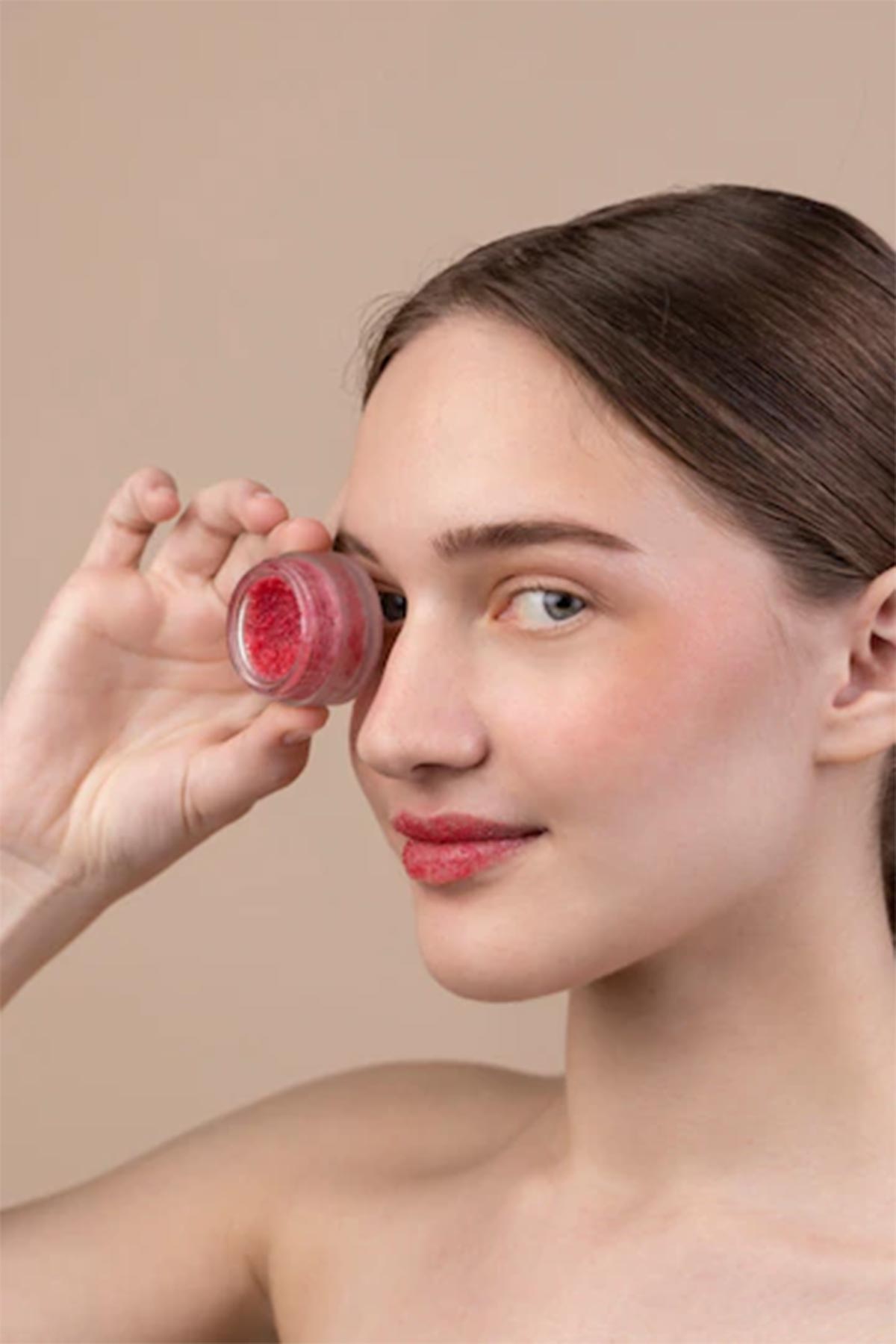 scrub with honey and coconut