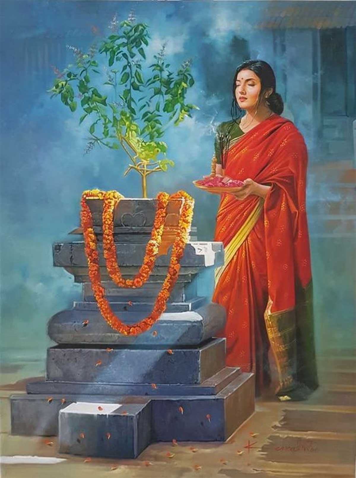tulsi puja in kartik month