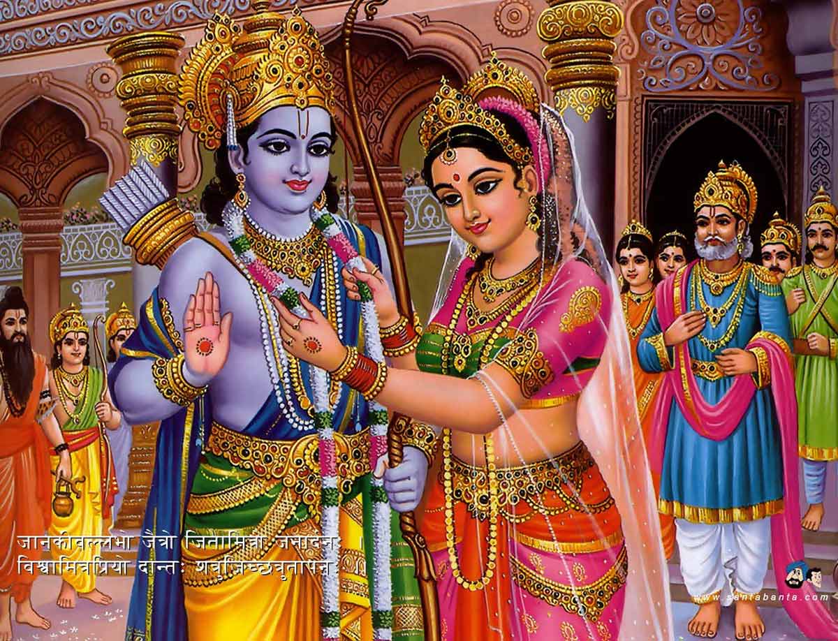 why ram seeta considered ideal couple