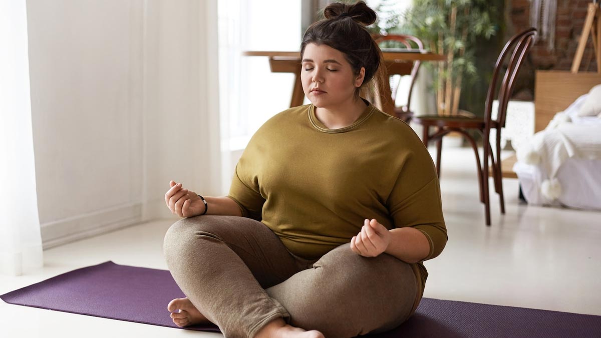 Easy plus size women exercise