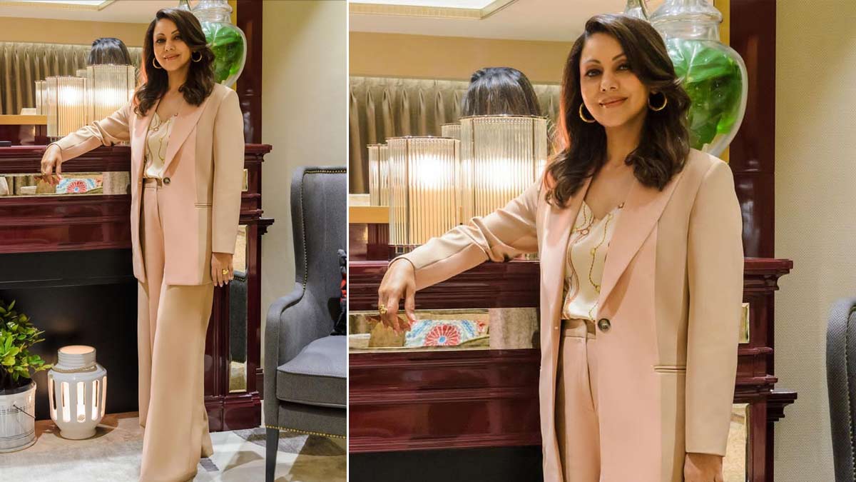 Peach Colour Pantsuit