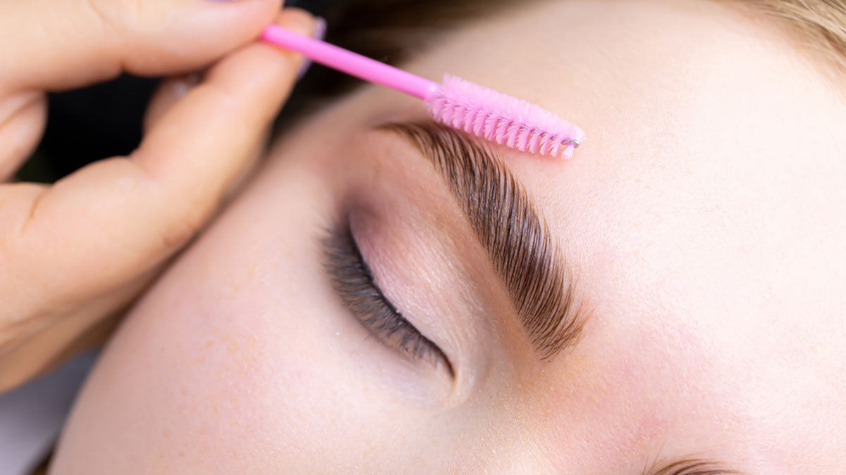 Use Spoolie Brush To Thick Fill Eyebrows
