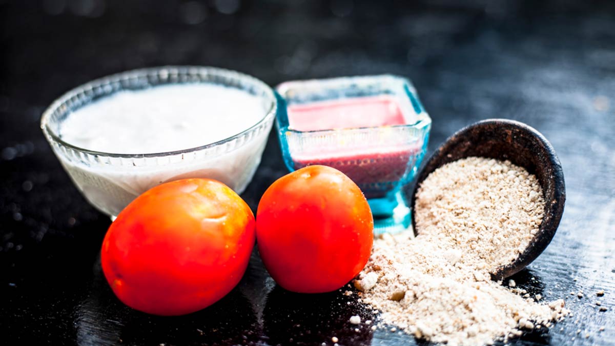 beauty tips for skin with tomato
