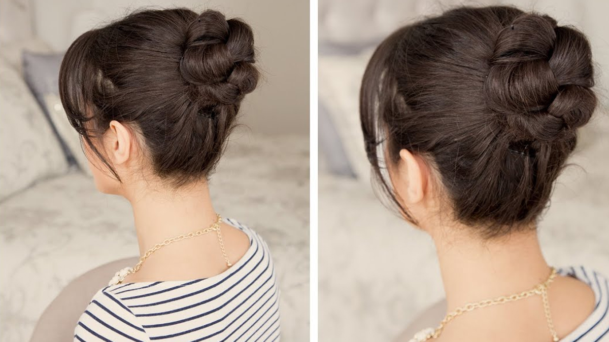 braid bun kaise bnaye