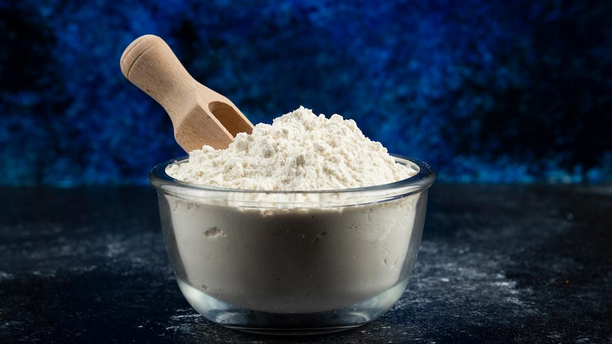 chawal ka aata for toe cleaning