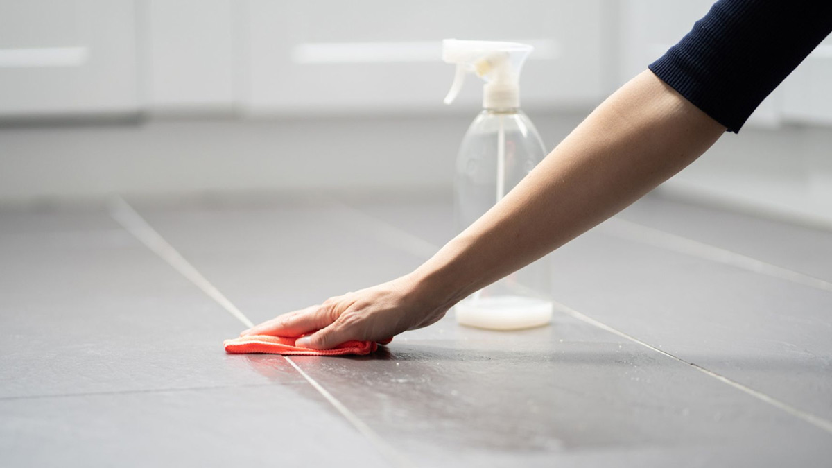 cleaning with detergent