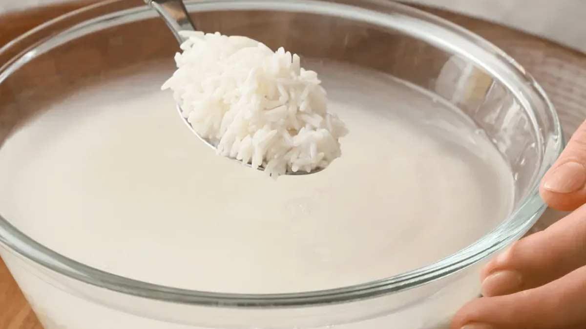 how to make rice water toner