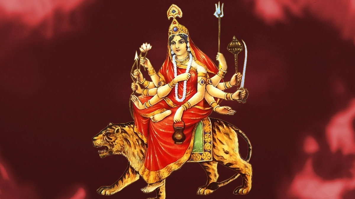 maa chandraghanta puja