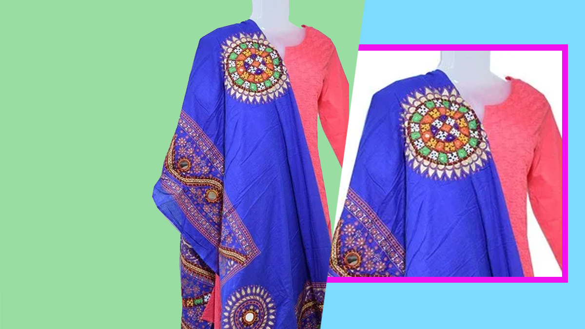 patchwork gujrati dupatta