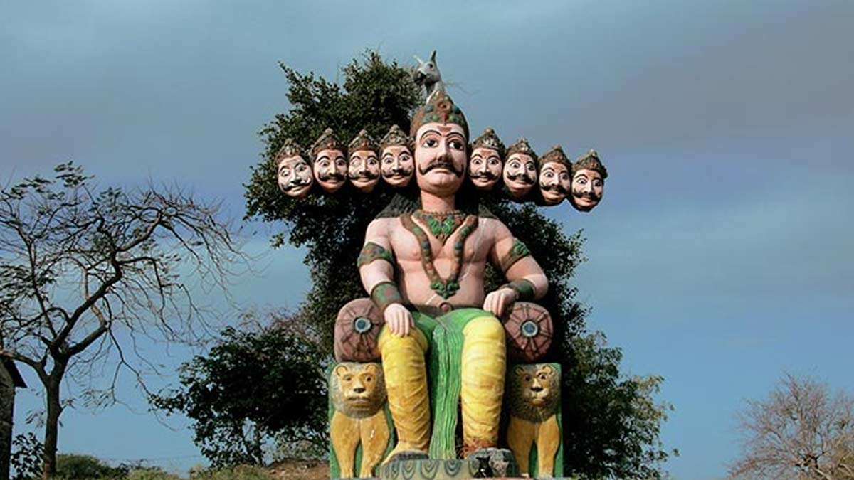 why ravana had head