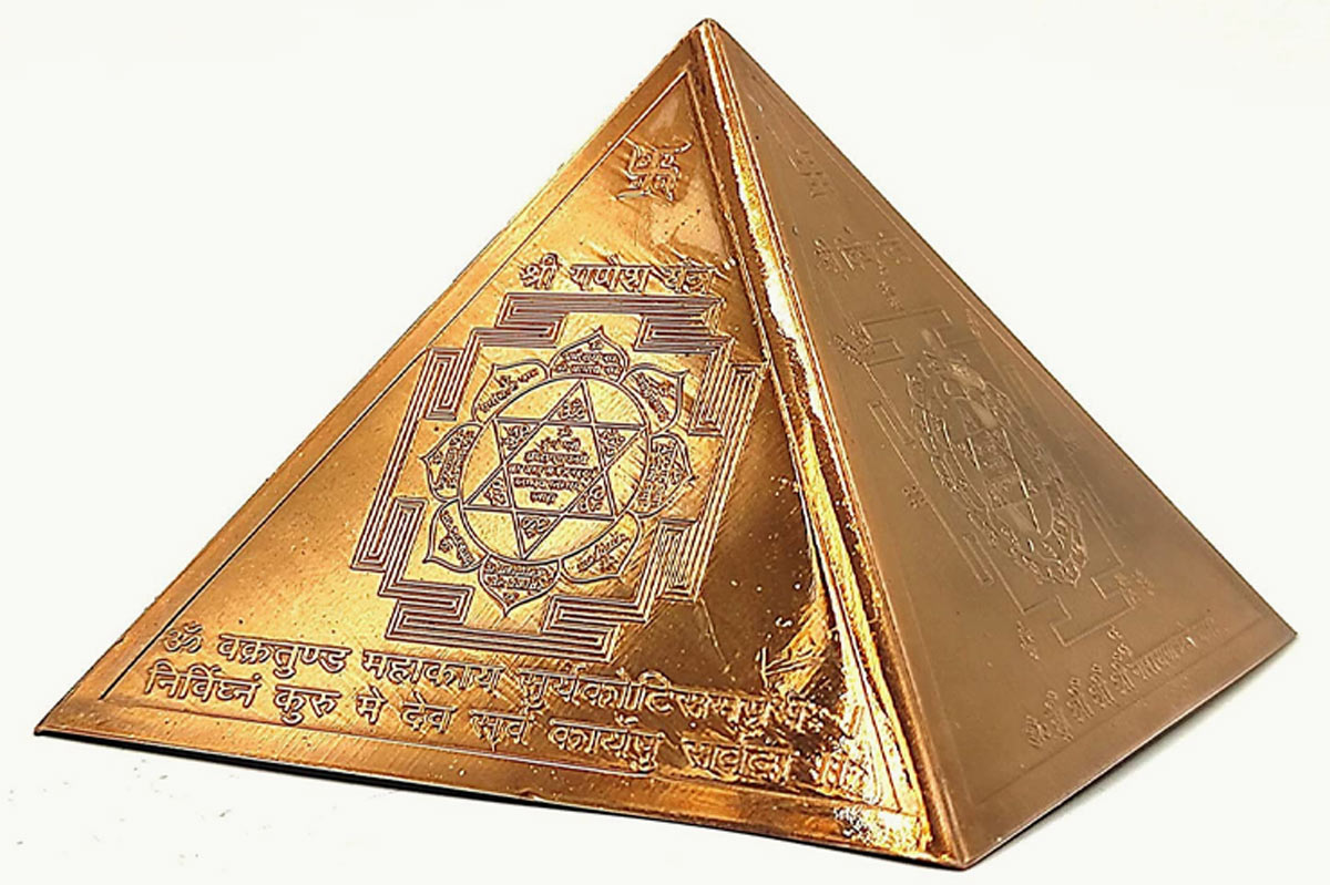 copper triangle in home